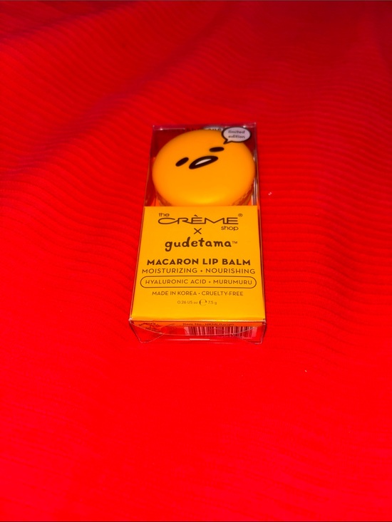 The Creme Shop Other - The Crème Shop x Gudetama Macaron Lip Balm - Yellow Moisturizing Gloss NIB
